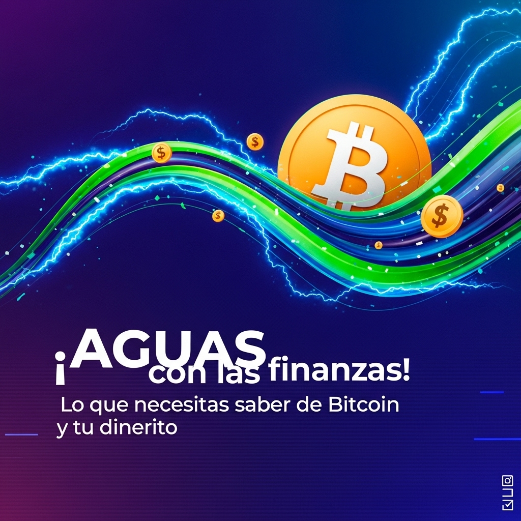 ¡Aguas con las finanzas! Lo que necesitas saber de Bitcoin y tu dinerito