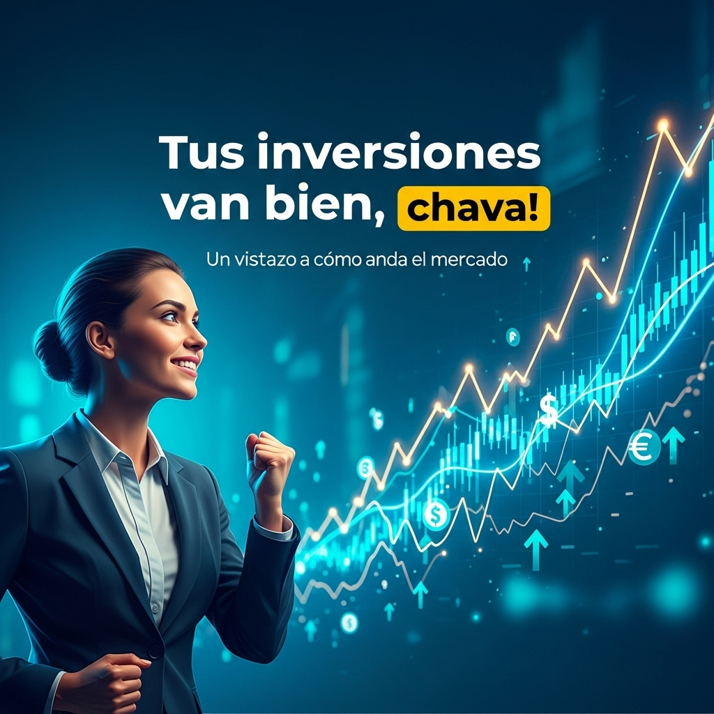 ¡Tus inversiones van bien, chava! Un vistazo a cómo anda el mercado
