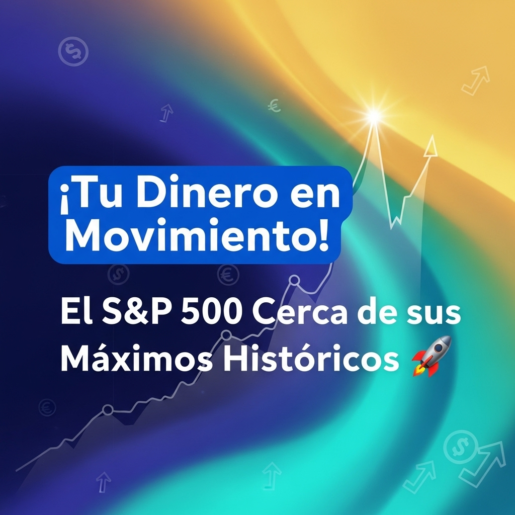 ¡Tu Dinero en Movimiento! El S&P 500 Cerca de sus Máximos Históricos 🚀